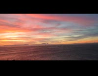 Sunset view of Cape Town South Africa