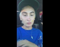 Collab BitchIG2 - Girl in car blue shirt if she gets another excuse me sir