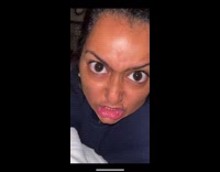 Girl lip syncs with her cat 