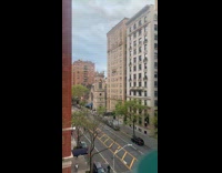 Guy american flag sings microphone blue pt. 3