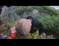 Collab SendItOfficiall - Spongebob pajama pants cliff backflip water 