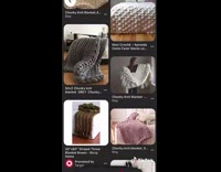 Collab BitchIG2 - Girl makes brown knitted chain blanket