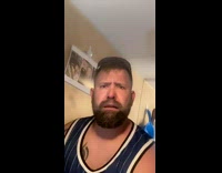 Guy has crying filter on face 