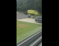 Garbage collectors plays basketball on break
