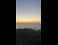Time lapse view of the horizon sunrise