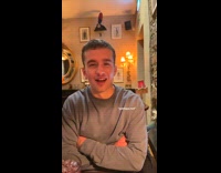 Couple orders snail cocktail at restaurant