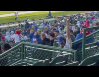 Collab IITW - Security escort out two girls baseball fan