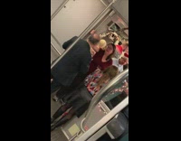holiday party on train
