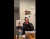 Collab ClipsIG - Couple did paint your partner challenge