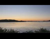 Time lapse ocean early morning sunrise 