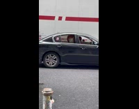 Collab WINY - Pennywise clown head decoration inside black car