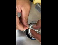 Two Toothpicks on Tin Can for Drink