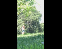 Girl white tank top sunglasses promotion video