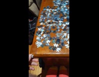 Guy steals one puzzle peace 