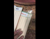 Small RIP written beside JOE name card