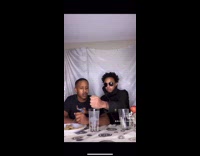 Collab BitchIG2 - Blind hitman challenge two guys miss water cup