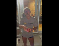 Volleyball team records random video at home