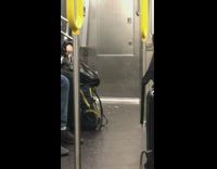 Pieces of paper float in circle