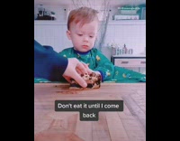 Boy snack dont eat it challenge