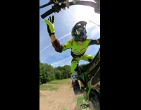 Man does insane trick on jump with BMX dirt bike