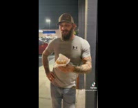 Guy eating ice cream donut joke