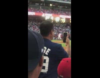 Internet Sensation White Claw Gabe Yankees game