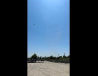 Collab Clips MPUGC - Dust devil swirls past man 