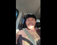 Man counts turns into weeb inside car