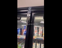 Woman cant get energy drink from store