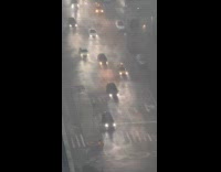 Submitter shows heavy rain on street