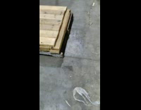 Lowe throw away piles of wood employee