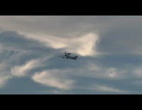 Boeing E-3 Sentry seen on sky over Hudson