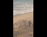 Three woman bikini dance tiktok sunset beach Part 4