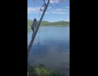 Collab Kook Of The Day - Guy rope swing disc footrest hits face 