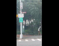 Man silver suit kicks on the sidewalk