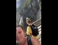 Collab BitchIG2 - Girl on hike with bestie doesnt say hi 