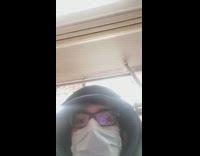 Train conductor talks in creepy voice 