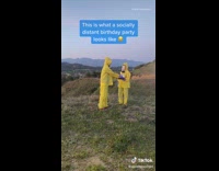 Coronavirus quarantine birthday cake delivery