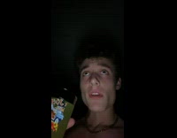 Guy drinks entire cup of lemonade 