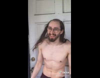 Collab BitchIG2 - Guy bad haircut long hair side bald top