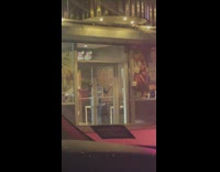 Man jumps rope in dessert store 