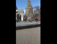 Empty wheelchair guy yells six feet park 