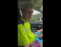 Daughter finds chick fil a sauce in dads car 