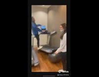 Collab BitchMP - Treadmill yoga ball girl fail 