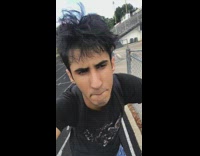 Guy throws backpack between group of kids track field bomb prank scare