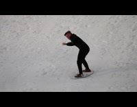 Guy on sled fail