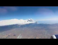 Video of bridge fire ash fall