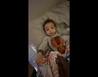 Guy tells baby its 5 and to go to sleep