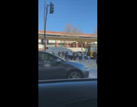 Guy picks up his brother from school 