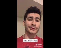 Collab KaleSaladIG - Guy red shirt talks in different accents, American, New York, Irish 